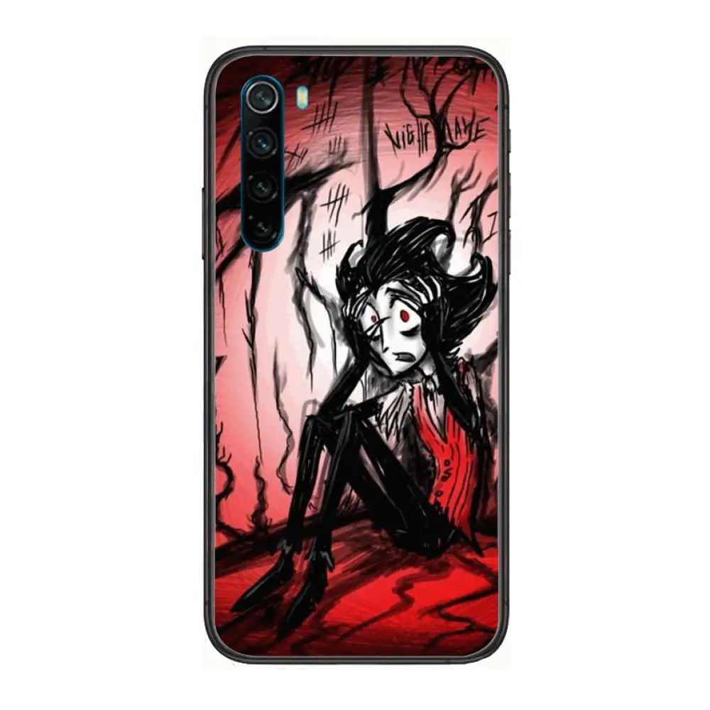 

Popular Dont Starve cartoon Phone Case For XiaoMi Redmi Note 9S 8 7 6 5 A Pro T Y1 Anime Black Cover Silicone Back Pretty