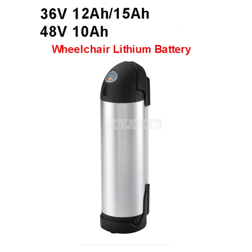 

Wheelchair Battery 36V 12Ah/15Ah 48V 10Ah Lithium Battery Water Bottle Design For Electric Wheelchair Battery