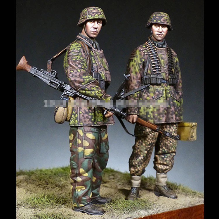 

Солдат-пулемет Второй мировой войны 1/35, солдат-модель из смолы, GK, военная тема, несобранный и Неокрашенный комплект