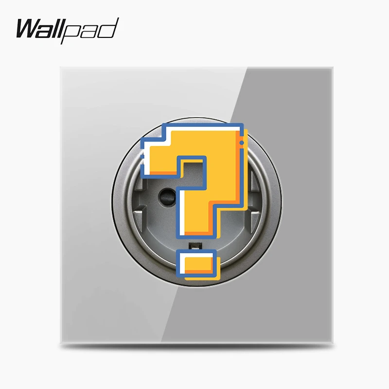 Wallpad L6 серое стекло 1 2 3 4 банды 1 способ 2 пути промежуточный Мгновенный Переключатель 20A 45A двухпозиционный переключатель для плиты AC водонагреватель