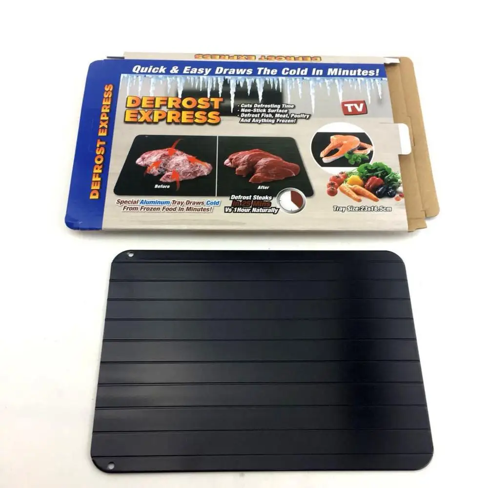 

thaw master Home use Fast Defrosting Tray Thaw Food Meat Fruit Quick Defrosting Plate Board defrost tray kitchen tools