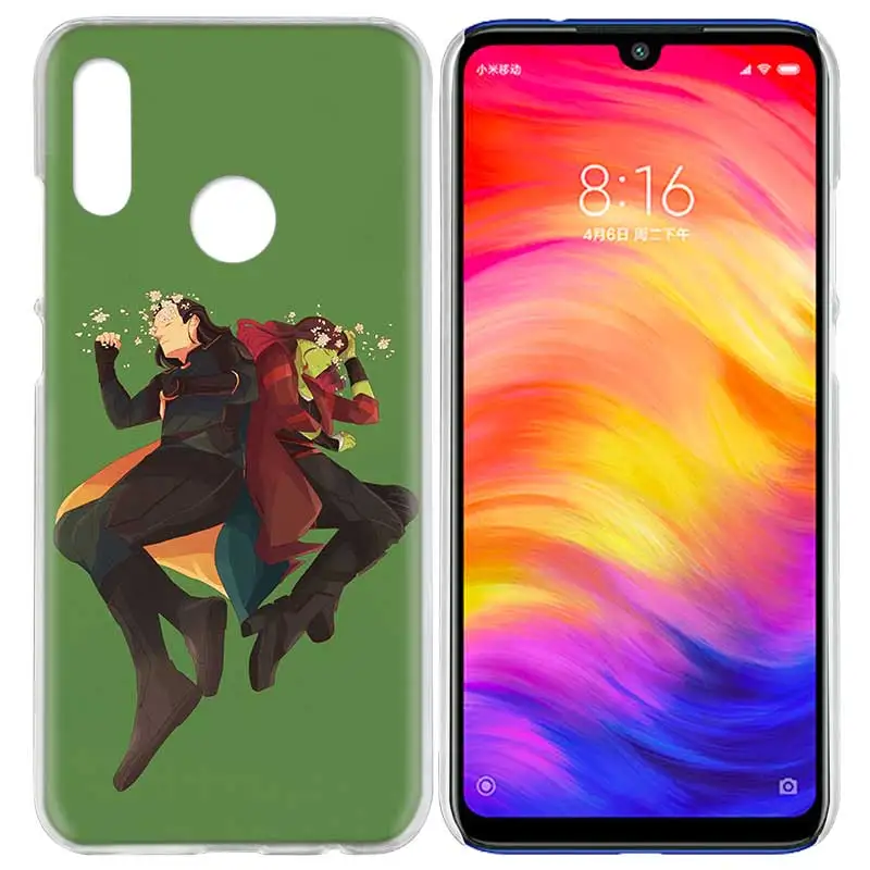 Чехол для Xiaomi Redmi Note 7 7A фотоаппаратов моментальной печати 7S 6 6A 5 Y3 K20 mi 8 до 9 лет CC9 CC9E A1 A2 A3 играть F1 Lite Pro Plus герой Marvel Локи