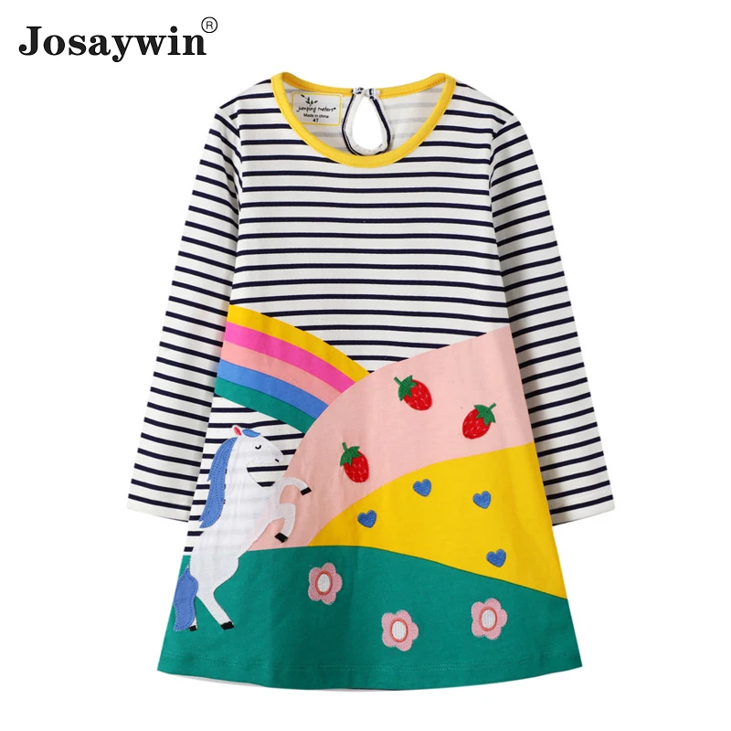 

Детское платье для девочек, с принтом, на осень/зиму