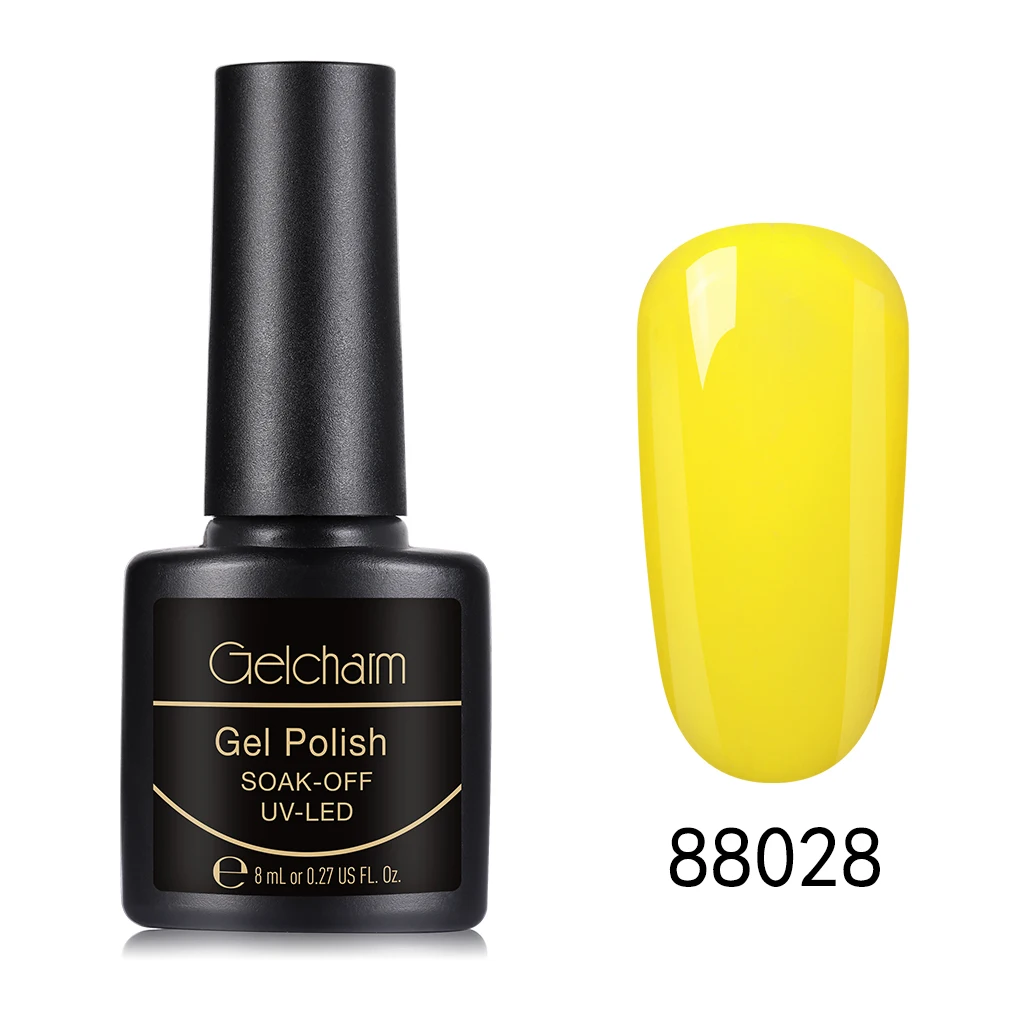 88028 Gelcharm 8 мл сменная серия Гель-лак для ногтей УФ светодиодный отмачиваемый лак для ногтей Блеск для ногтей салон маникюрный лак - Цвет: 88028