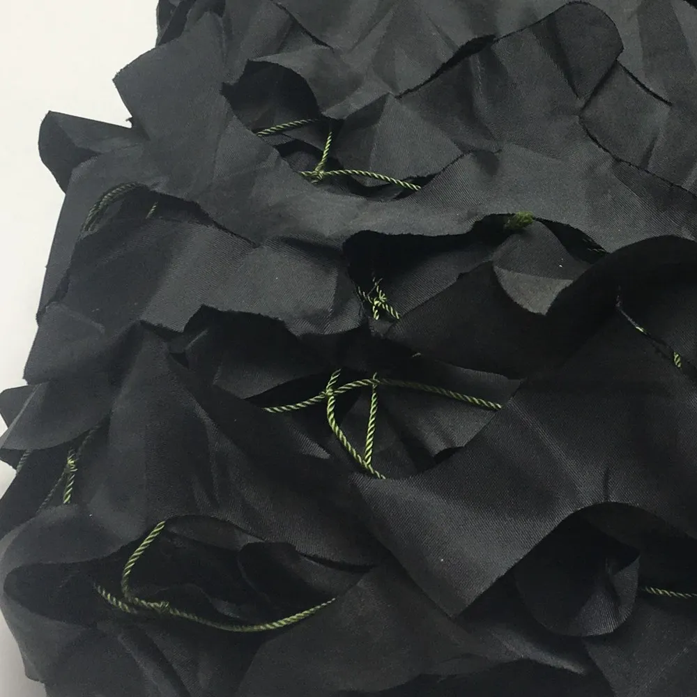 Черная усиленная камуфляжная сетка WELEAD большие размеры военные садовые навесы