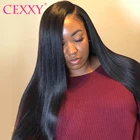 Cexxy, бразильские натуральные волосы, длинный парик, прямые 13x 6, парики из человеческих волос спереди на сетке для черных женщин, 250 плотный парик на сетке