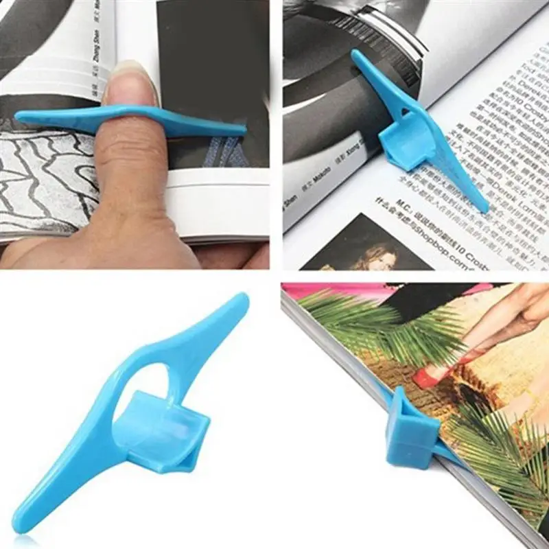 

Thumb Book Holder Supports Bookmark Finger Ring Book Markers for Books Stationery School Office Supply
