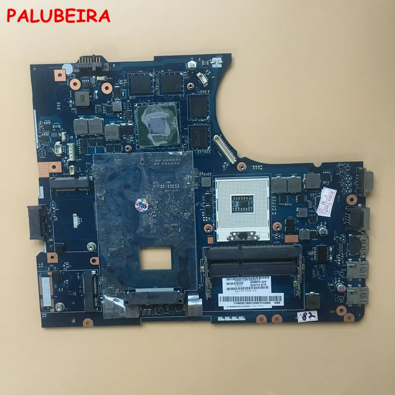 PALUBEIRA для Lenovo IdeaPad Y580 QIWY4 LA 8002P Материнская плата ноутбука GTX660M DDR3 PGA989 90001314