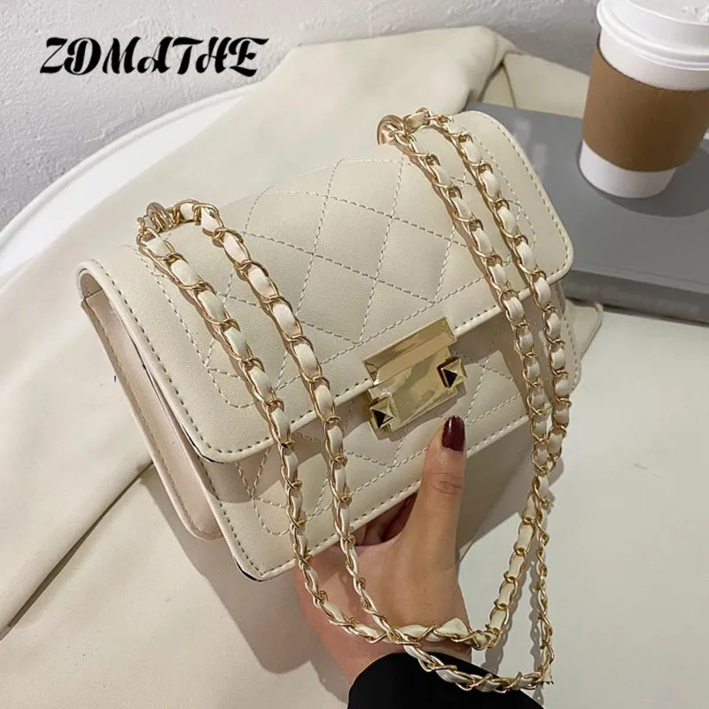 Women Crossbody Rhombus Chain Bags  