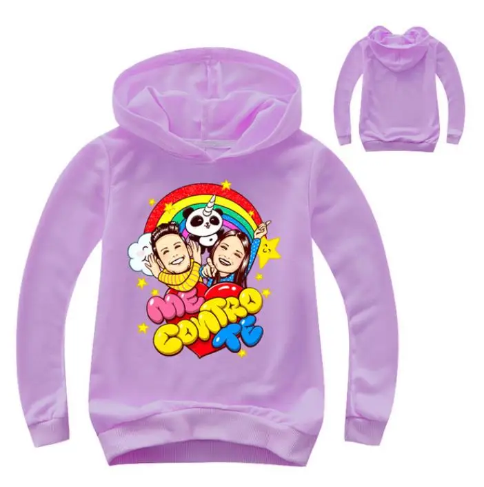 

New Kids Sweatshirts Baby Boys Long Sleeve T Shirts Me Contro Te Clothes Girls Hoodies Children Spring Autumn Toddler Outerwear