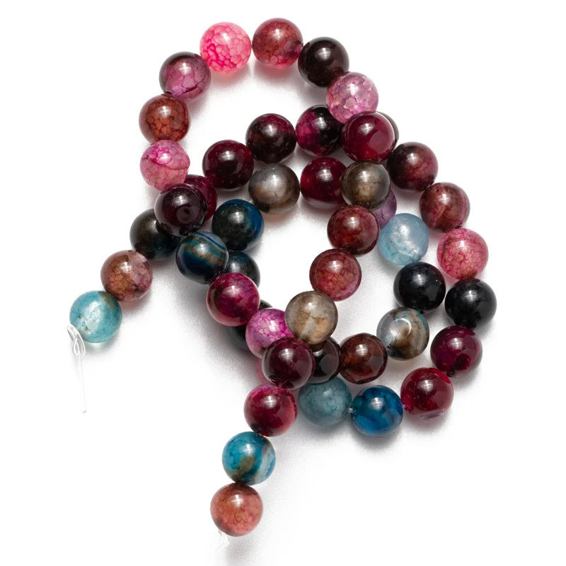 Оптовая продажа Натуральный Камень Турмалин Агаты бусины Круглые свободные 4 6 8 10