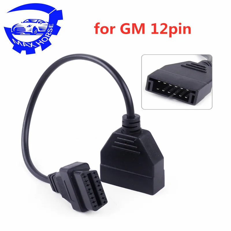 OBD OBD1 Для Daewoo 12 Pin папа к OBD2 OBDII DLC 16Pin Женский адаптер автомобильного