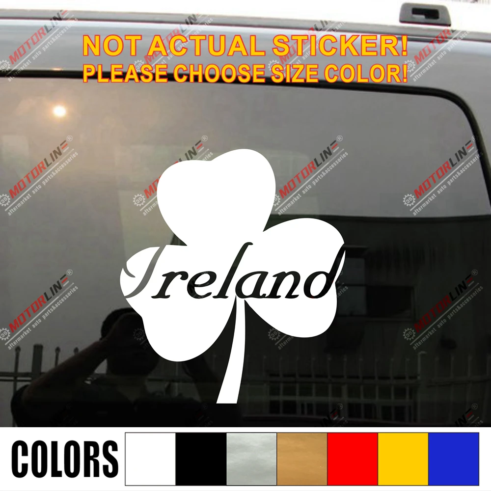 Shamrock наклейка на телефон любовь Ирландия ирландский автомобиль винил без фона