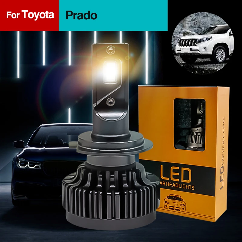 

Специально для Toyota Prado Автомобильные светодиодные фары с CSP ЧИПАМИ H4 H11 9005 HB3 H1 H7 H8 H9 9006 HB4 9012 6000K 12V 7200LM 30W