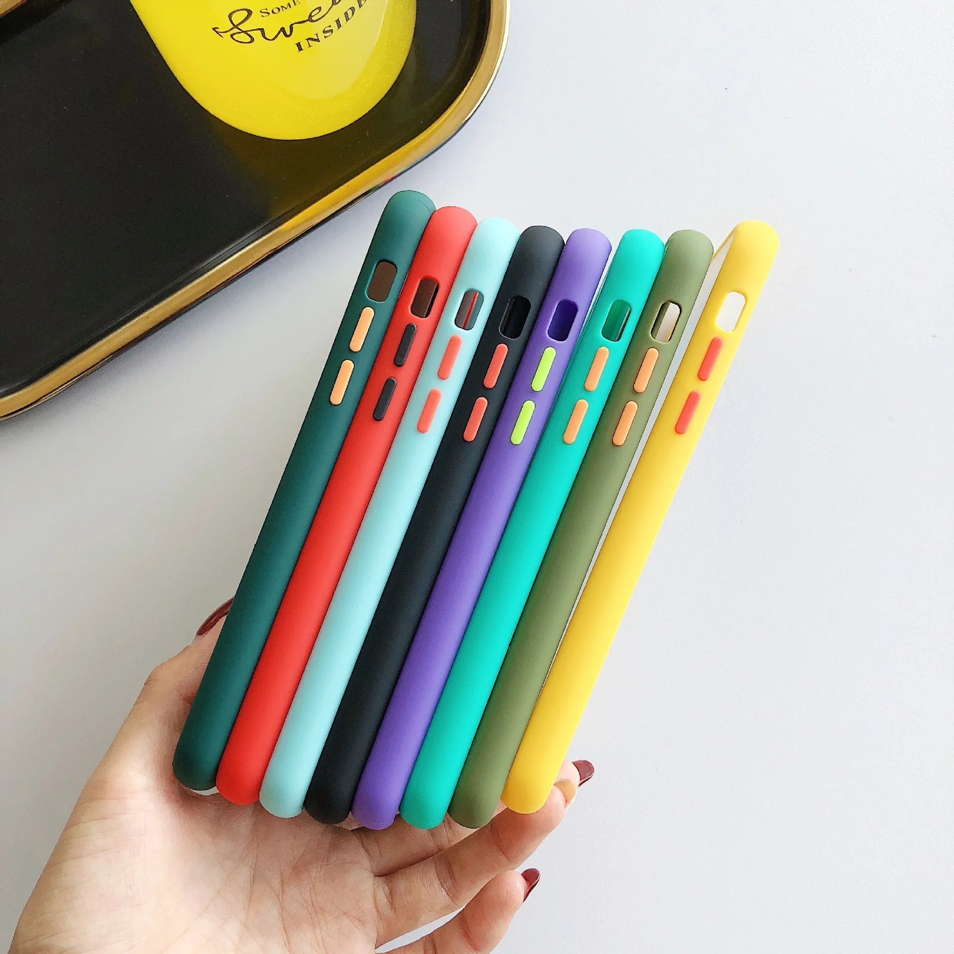 Подходит для HUAWEI20 P20pro P30 P30PRO Mate30 Mate30PRO Nova4e P40 матовый Силиконовый чехол с защитой