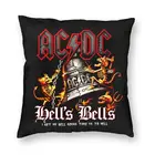 AC DC The Bell Rock Roll чехол для подушки с австралийским браслетом, Бархатная подушка для дивана со звездами, роскошные подушки, украшение для дома, чехол для подушки
