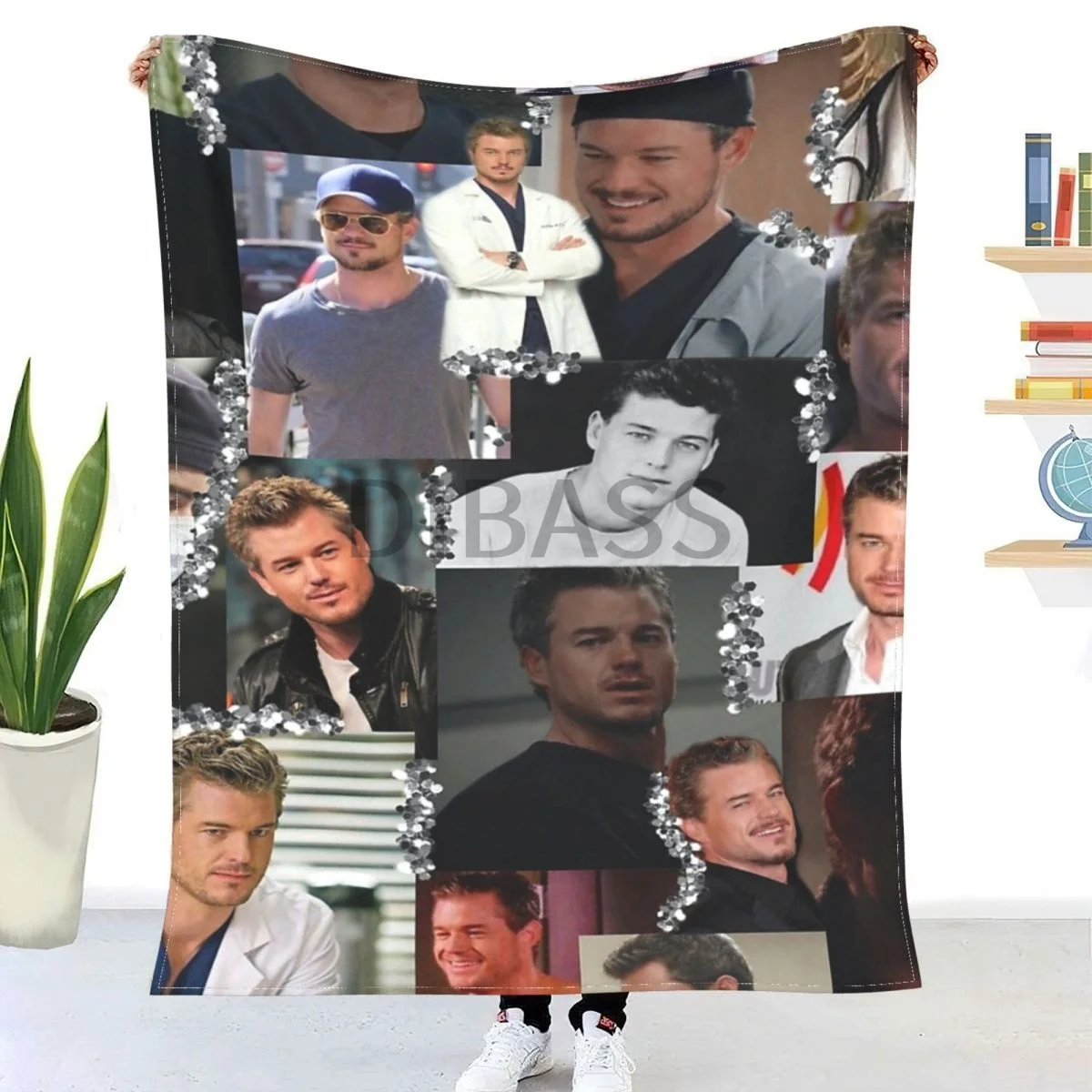 

Фланелевое Одеяло с 3D принтом Mark Sloan