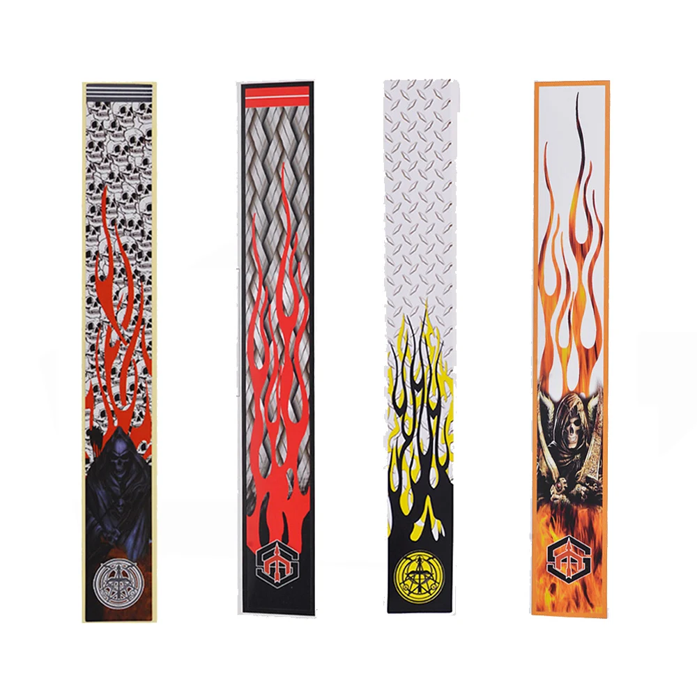 

4 Color Arrow Shaft Skin Stickers Double-sided Adhesive Stickers DIY Arrow 12 pcs/set for Archery Hunting Shooting