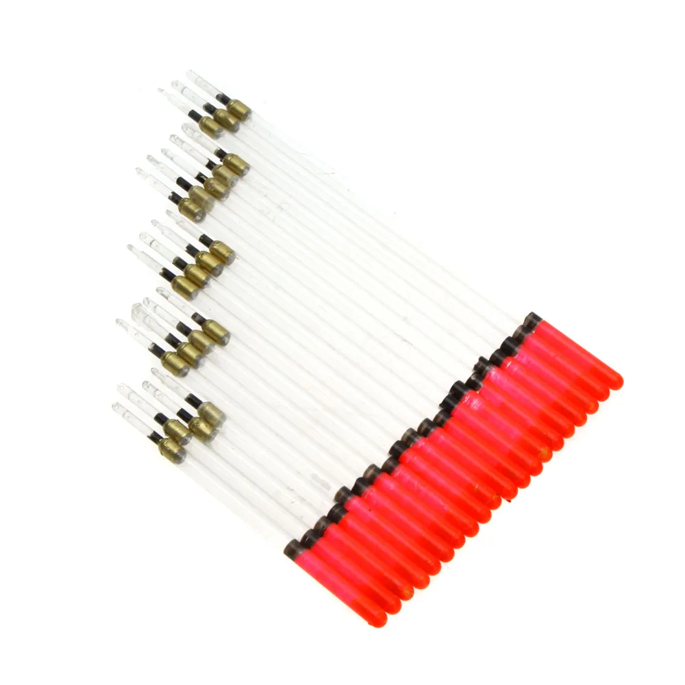 20 шт./партия Рыболовные Поплавки прозрачный кристалл ваггер плавающая трубка