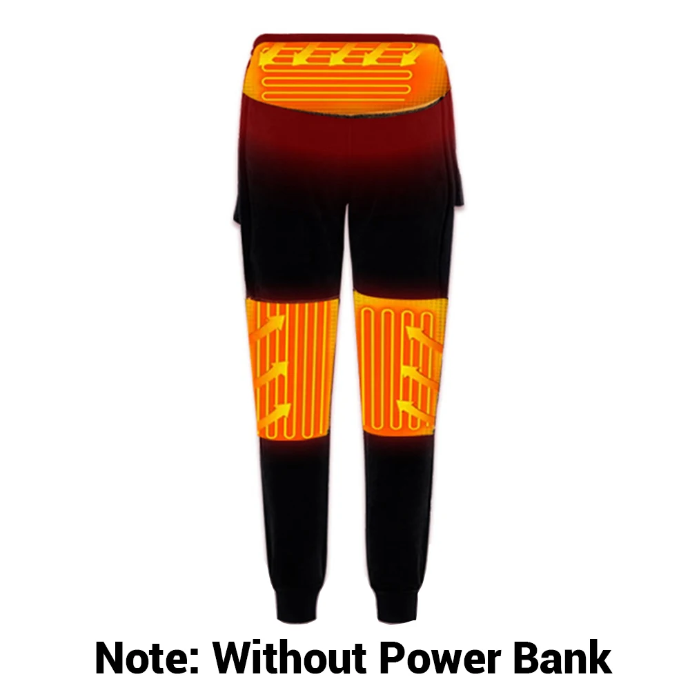Only Pants HEROBIKER/комплект зимнего термобелья на флисовой подкладке для мотоцикла, катания на лыжах, USB, подштанники с электрическим подогревом, футболки и штаны - Цвет: Only Pants