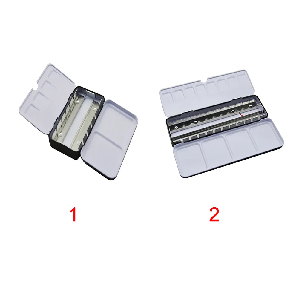 

DIY Art Supplies Full Pan Durable Iron Gift Paint Box Students Portable Multifunction Solid Watercolor Drawing Palette Empty Tin