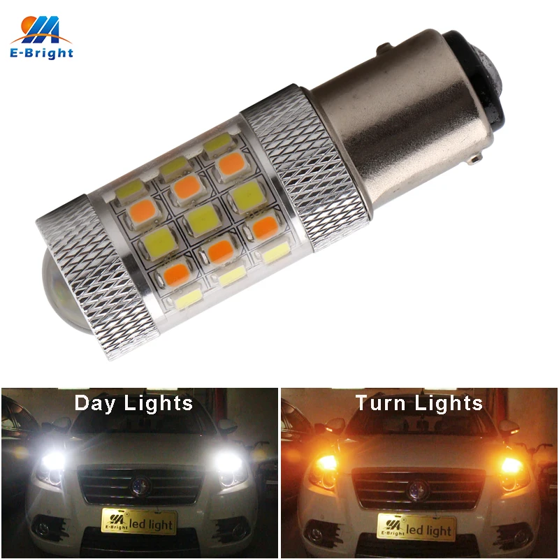 YM E-Bright 1 шт. 1157 p21/5 Вт 2835 BAY15D 12 В двухфункциональный переключаемый автомобильный