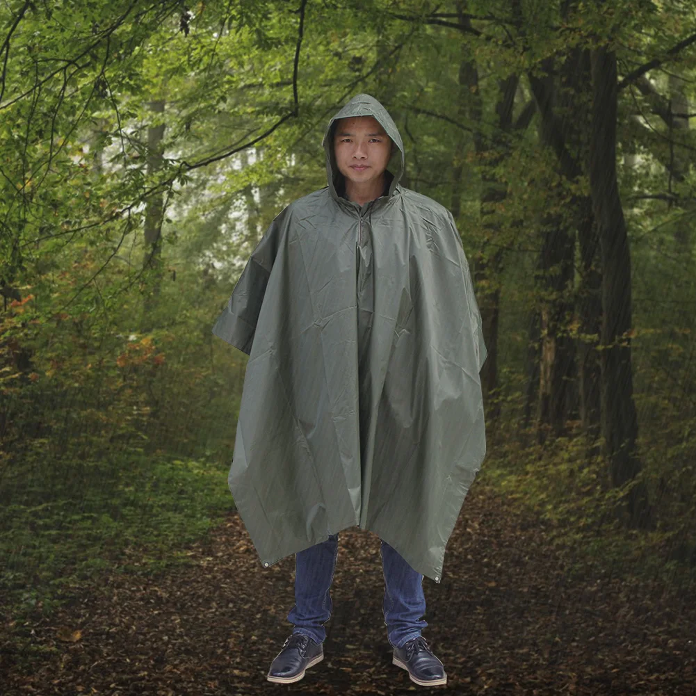3 в 1 Многофункциональный дождевик охотничий с капюшоном для походов на открытом