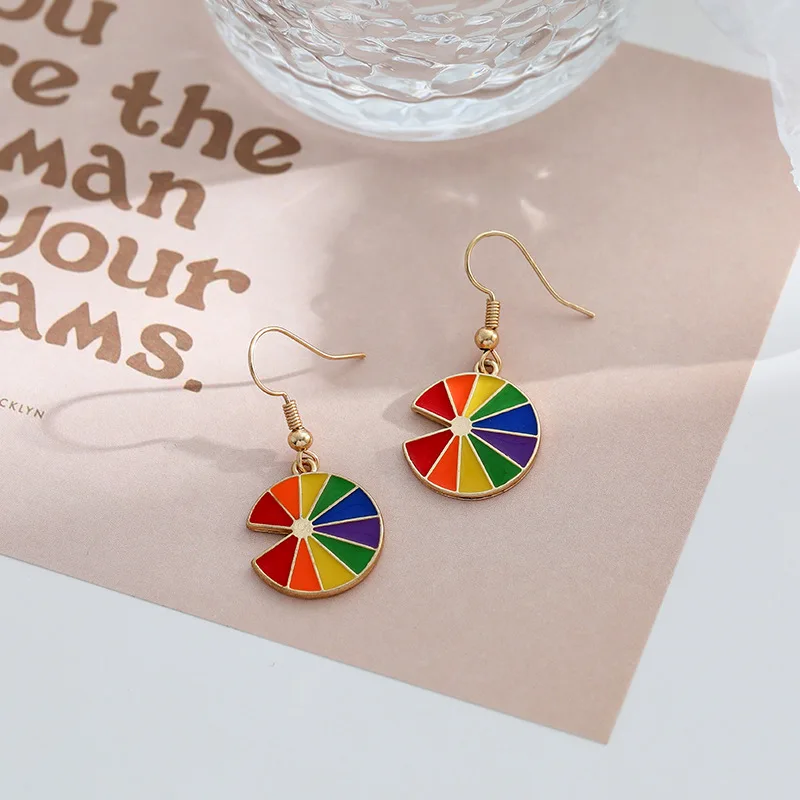 

20 Pair LGBT Gay Pride Earring Lesbian Colorful Rainbow Flag Earrings Jewelry for Men Women