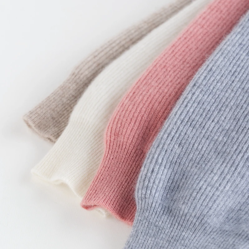 

New Autumn Winter Solid 100% Cashmere Sweaters Women O-neck Sweater And Pullovers Female Long Sleeve Jumper Women Tops