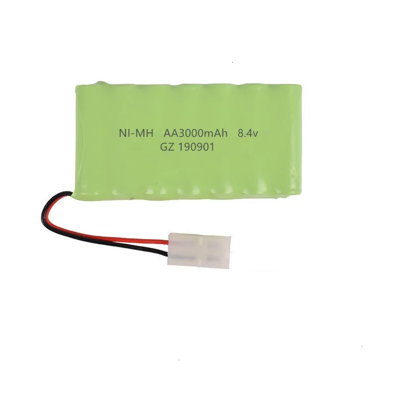 Модель M) Ni-CD 8,4 v 3000mah батарея+ USB зарядное устройство для Rc игрушки автомобиль Танк Поезд Робот Лодка пистолет AA 8,4 v перезаряжаемый аккумулятор