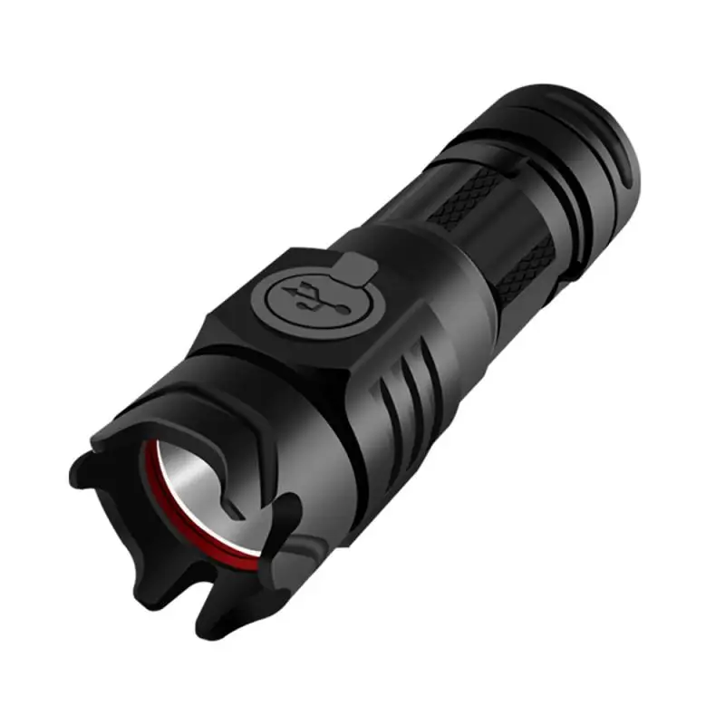 

Strong Light Flashlight Usb Fixed Focus Flashlight Rechargeable Mini Glare Flashlight Bicycle Headlights Lighting Flashlight