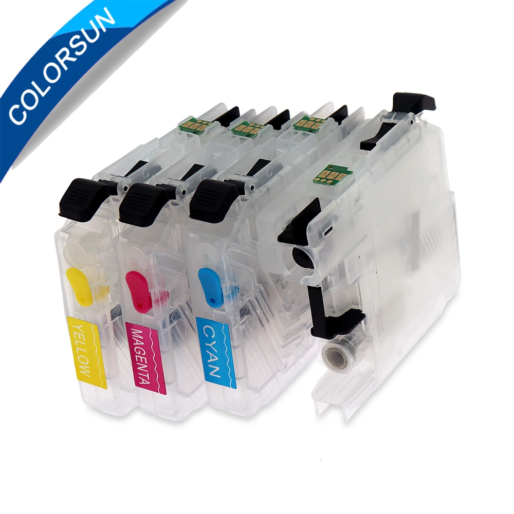lc103 lc105 lc107 refillable ink cartridge for brother mfc j4310dw j4410dw j4510dw j4610dw j4710dw j6520dw j6720dw j6920dw free global shipping