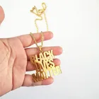 Длинная цепочка 60 см, индивидуальное название ожерелье для мужчин и женщин, модная веревочная цепочка в стиле хип-хоп, персонализированное колье из нескольких искусств