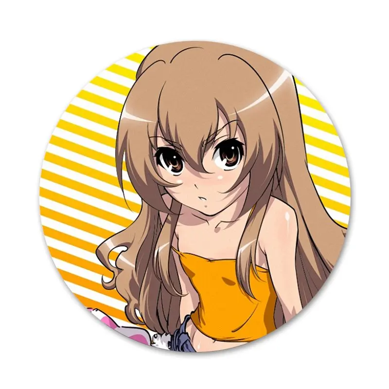 58 мм Брошь Toradora Taiga aisaka значок косплея аксессуары для одежды рюкзак украшение
