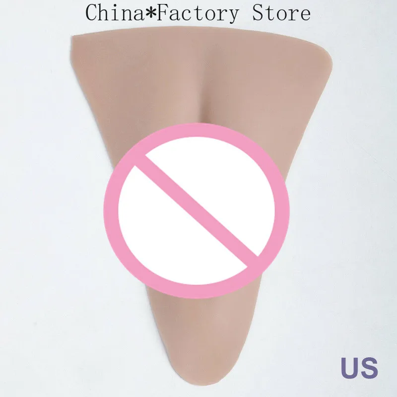New Men's Full Silicone Vagina Shaper Pants with Underwear Cloth Transgender Crossdresser Pants Men Bodysuit Sexy