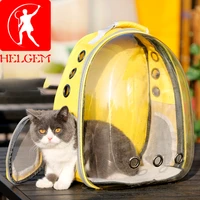 cat backpack transparent carrier bag breathable pet small dog outdoor travel space backpack transport