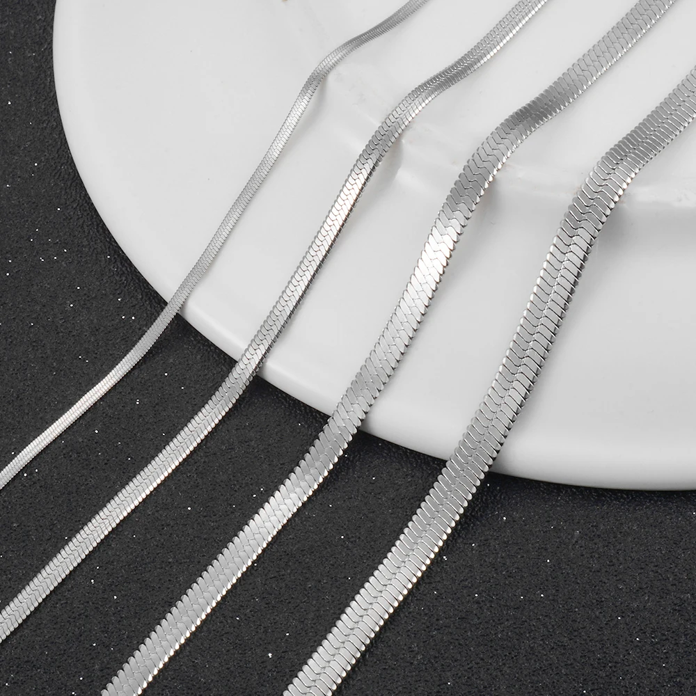 

Высококачественная Мужская и Женская ожерелье из нержавеющей стали цепочка змеиная кожа популярные украшения в стиле хип-хоп