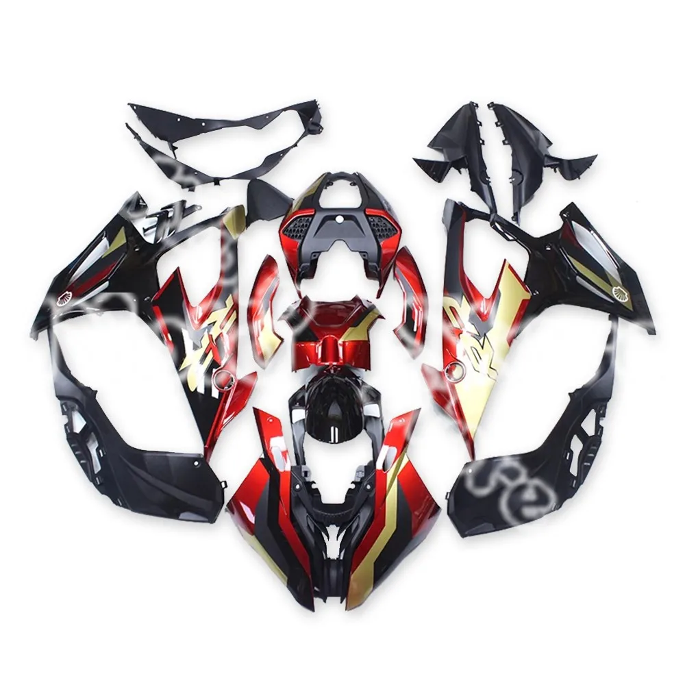 

Motorcycle fairing kit body high quality ABS injection free custom red gold For BMW S1000rr 2019 2020 2021