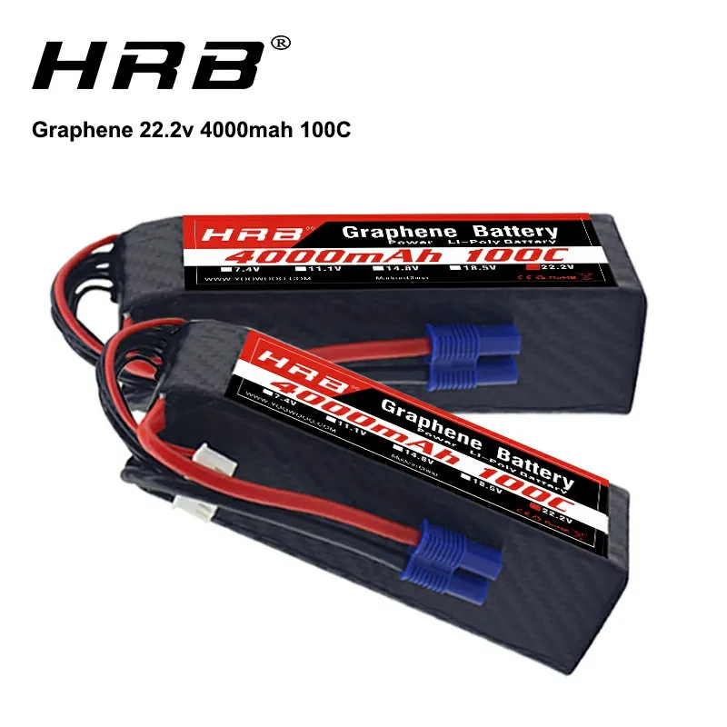 Аккумулятор HRB Graphene 6S 22 2 в 4000 мАч 100C XT90 разъём для Lipo батарей батарея Goblin 570