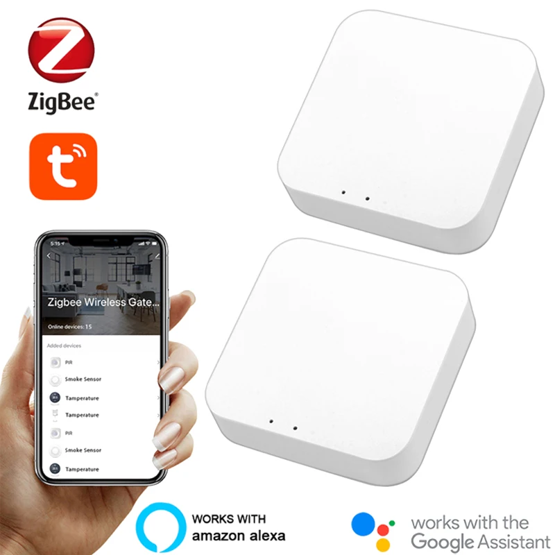 Шлюз Tuya Zigbee Bridge 3 0 для умного дома хаб с дистанционным управлением устройства