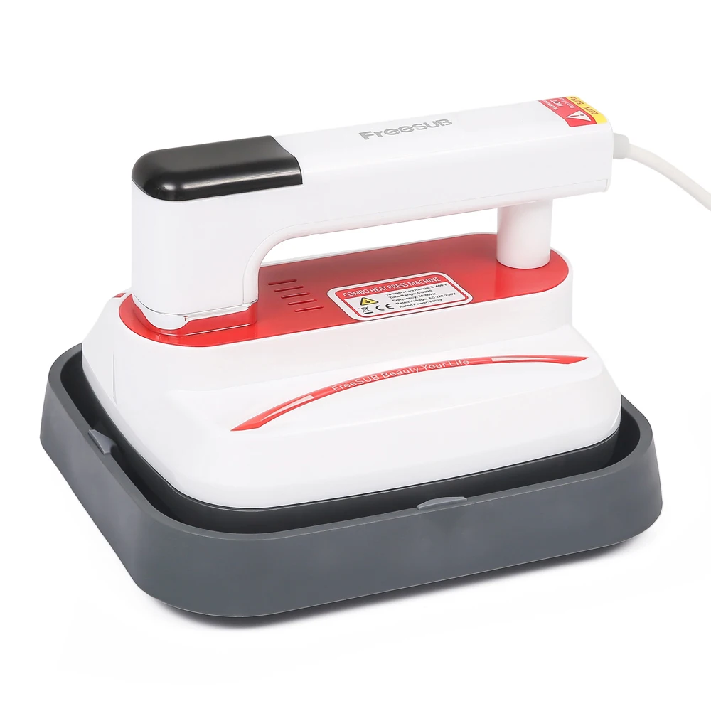 Mini Heat Press Machine Thermal Transfer Device 0-999s Timing Adjustable Printing Heating Tool for Mug Clothes Cap Plate | Дом и сад