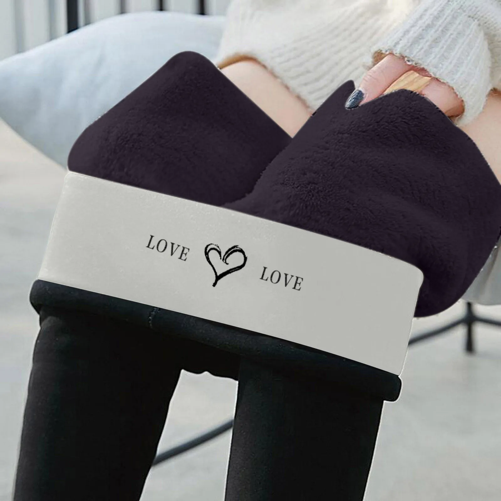 

Women Leggings Cotton 2020 Fashion High Waist Winter Plus Velvet Thickening Solid Color Warm Plus Size Women Leggings fitness f5