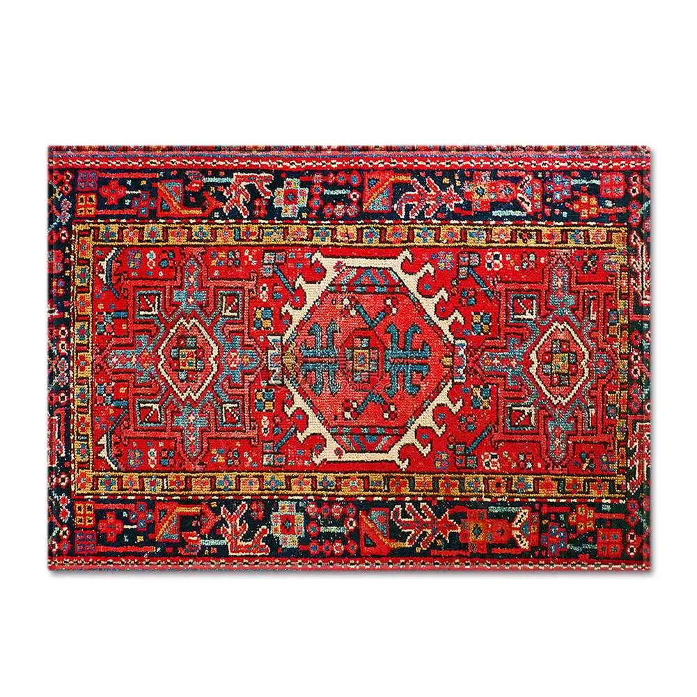 Ковер для дома ретро ковер с традиционным рисунком квадратный коврик гостиной