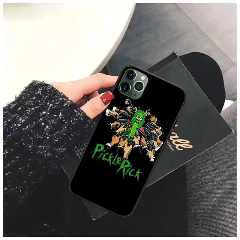 11pro MAX Rick y Morty TPU мягкий чехол для мобильного телефона Apple iPhone 8 7 6 6S Plus X XS 5 5S SE XR