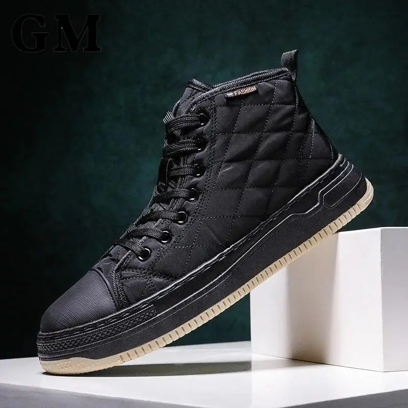 

Men's Shoes Nice Autumn Winter Ankle Boots Fashion High Top Platform Shoes Comfortable Outdoor Sport Shoes Male Sneakers