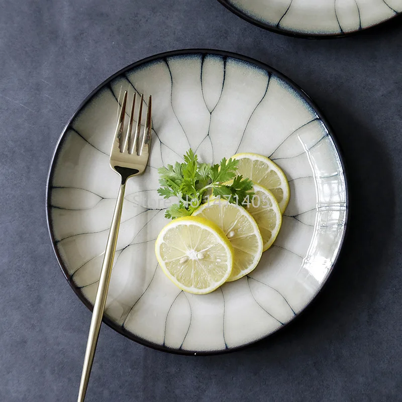 Европейская и американская японская тарелка для суши ретро обеденная домашняя