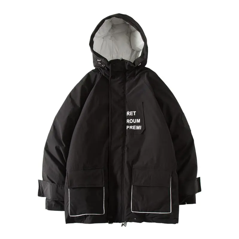 Cotton-Padded Coat Men's Spring New Warm Thickened Winter Couple Cotton-Padded Coat Men's Coat Fashion Brand Loose down