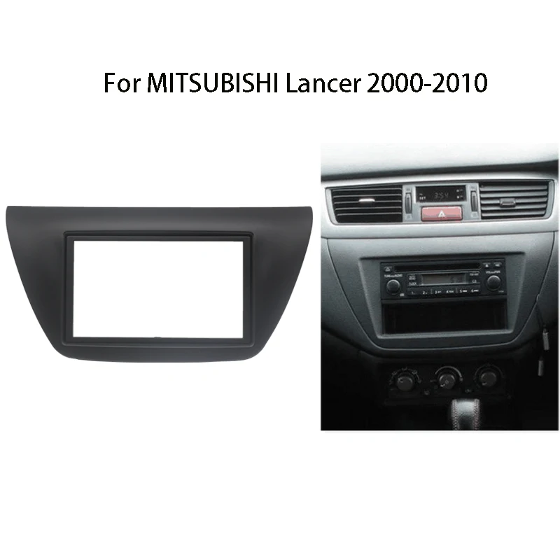 2 Din автомобильные рамы Fascia Для MITSUBISHI Lancer IX 2000 2010 автомобильная стереопанель с