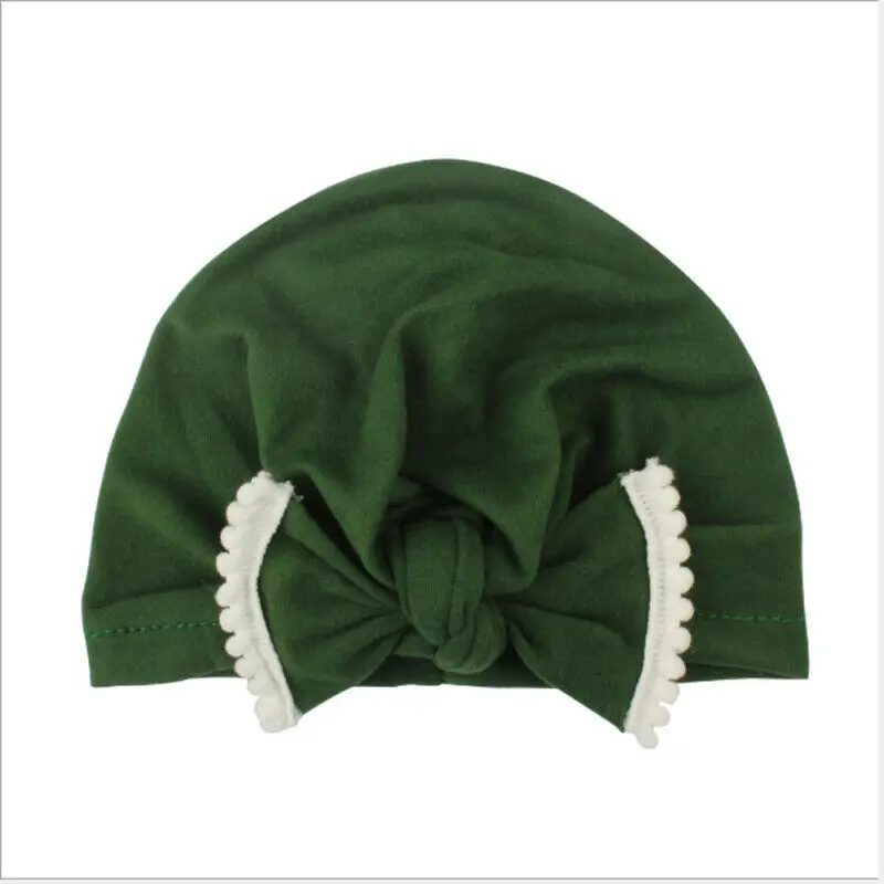 New Newborn Toddler Kids Baby Girls Boys Sequin Bowknot Hats Indian Turban Sequins Velvet Beanie Hat Cap Gifts 0-4T | Детская одежда и