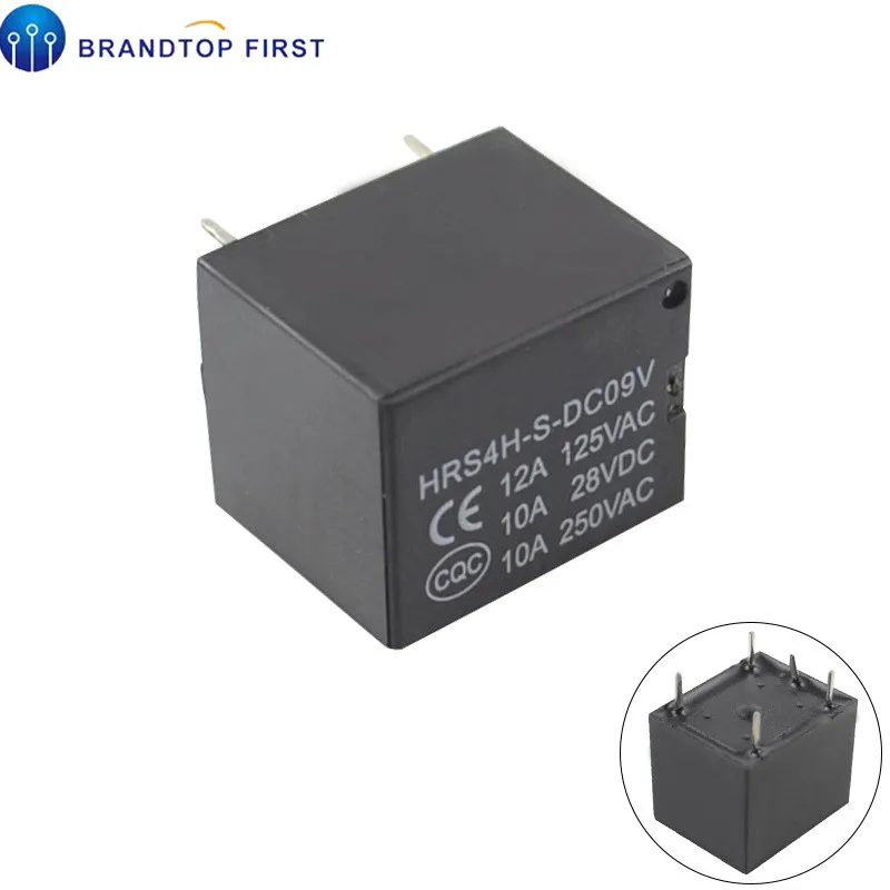 Реле HRS4H S DC9V DC12V C 5PIN 10A T73|Реле| |